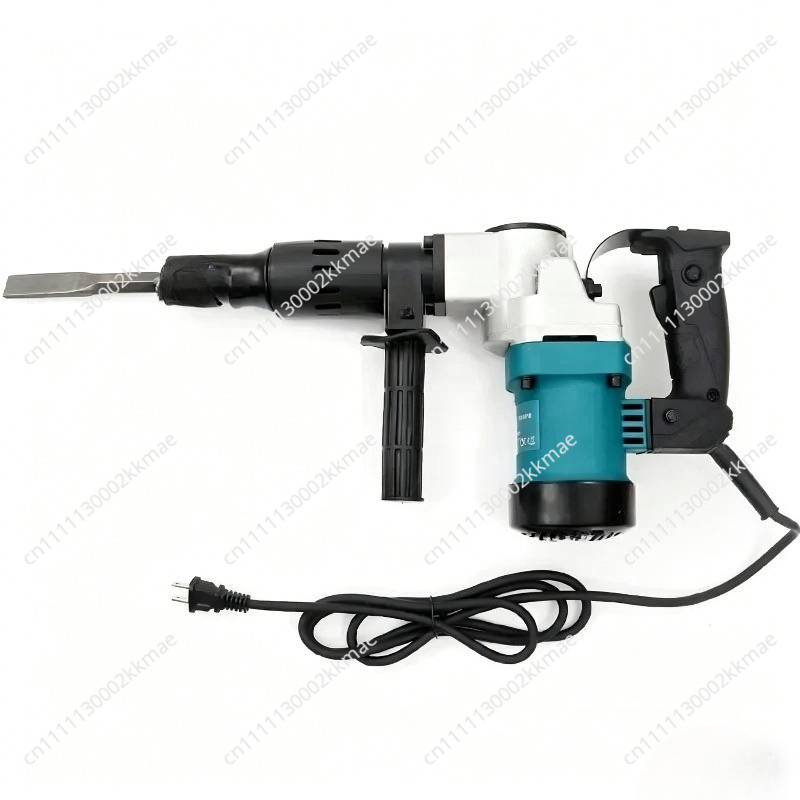 Rotary Hammer Chisel Bit Flat - สว่านโรตารี่ไฟฟ้า 1200W 220V ปรับความเร็วได้ พร้อมชุดดอกสกัดและดอกเจาะแบน สำหรับรื้อถอนผนัง