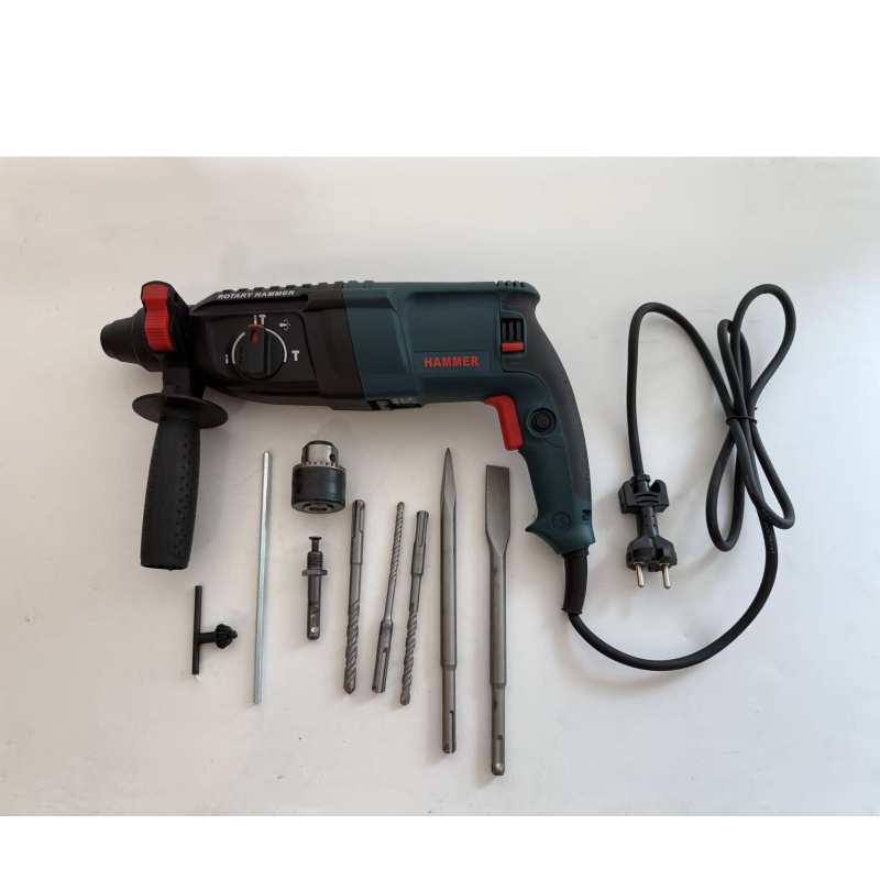 Rotary Hammer Drill Sds Plus 800W - สว่านโรตารี่ไฟฟ้า 4 ฟังก์ชั่น 220V 820W หัวจับดอกสว่าน
