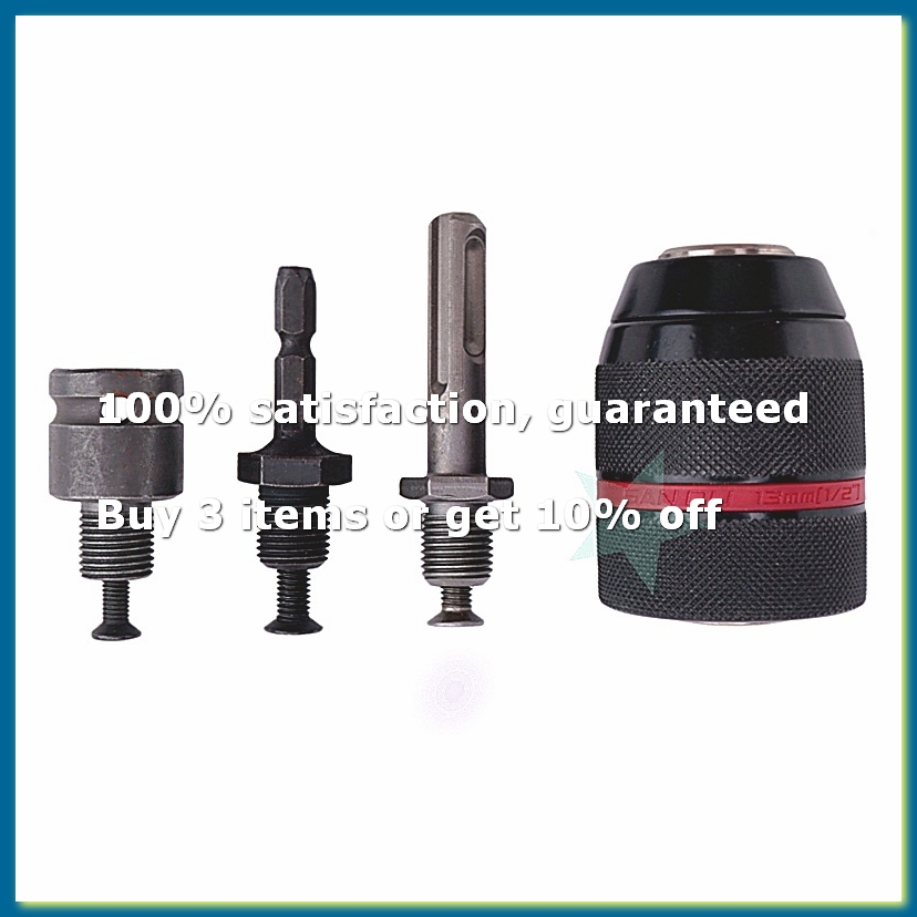 Sds Plus Chuck Adapter - หัวจับดอกสว่านแบบไม่ใช้กุญแจ 1.5-13 มม. 1/2-20UNF พร้อมหัวจับ SDS