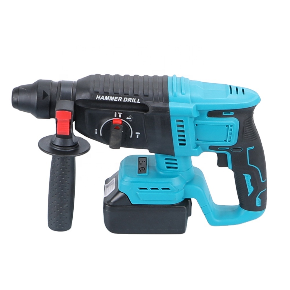 Cordless Rotary Hammer 20V Brushless - สว่านโรตารี่ไร้สายแบตเตอรี่ลิเธียม 20V รุ่นโรงงานที่สอง สำหรับงานหนัก แบบไร้แปรงถ่าน ขนาด