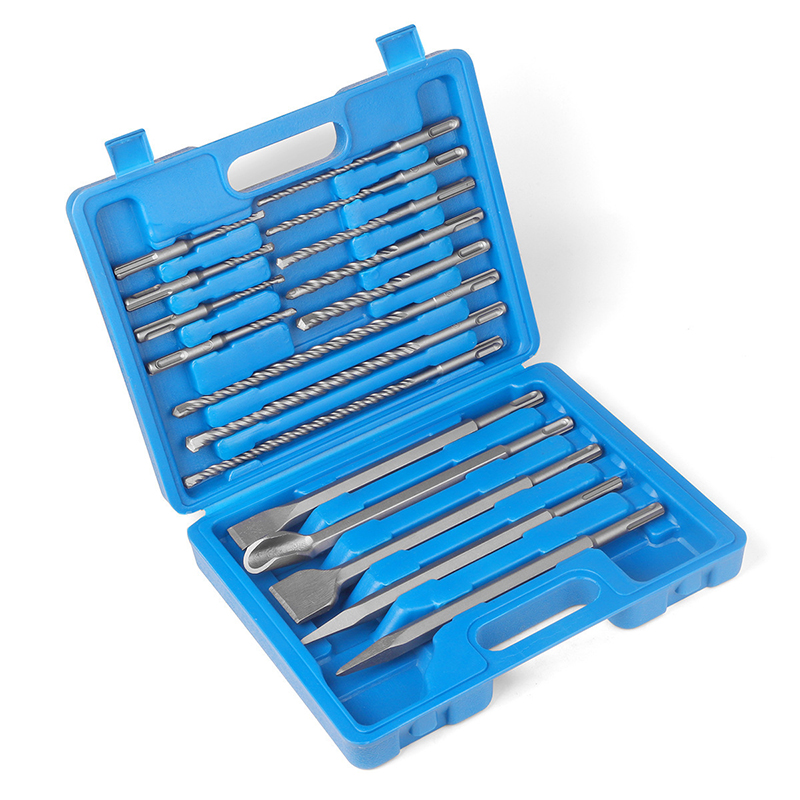 Sds Plus Drill Bit Set 17Pcs - ชุดดอกสว่านเจาะคอนกรีตแบบ SDS Plus 17 ชิ้น/ชุด ขนาด