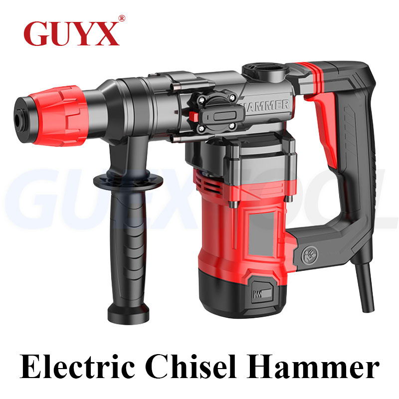 Rotary Hammer Drill 26Mm - 220V ไฟฟ้าค้อนรื้อถอนมัลติฟังก์ชั่โรตารี่สว่านกระแทกเครื่องเจาะคอนกรีตสําหรับรื้อถอนคอนกรีต Slotting
