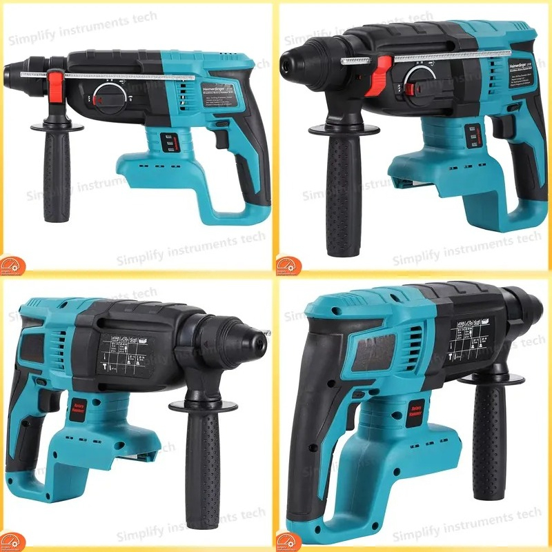 Rotary Hammer Drill 26Mm - สว่านโรตารี่ไร้สาย 18V แบบไร้แปรงถ่าน สำหรับงานคอนกรีต งานก่ออิฐ งานรื้อถอน