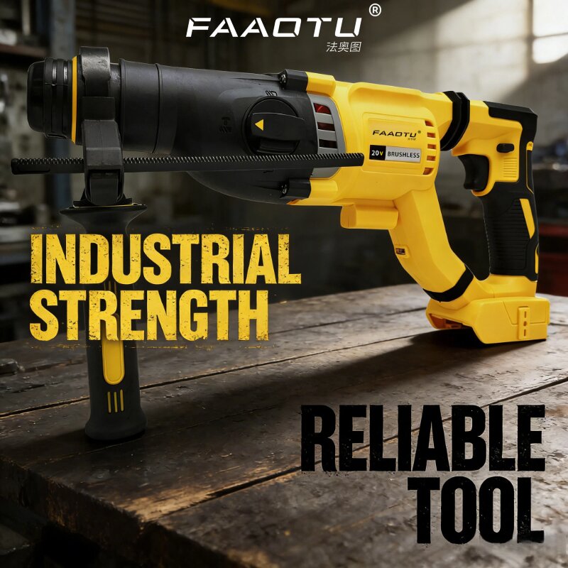 Cordless Rotary Hammer 20V Brushless - สว่านโรตารี่ไร้สาย FAAOTU DCH263 20V แบบไร้แปรงถ่าน ด้ามจับรูปตัว