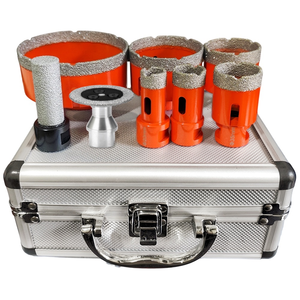 Core Drill Bit Diamond 100Mm - ชุดดอกสว่านเจาะแกนเพชร เกลียว M14 ขนาด 20-100 มม.
