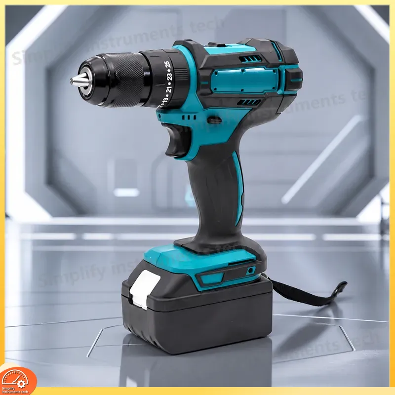 Hammer Drill Concrete 13Mm - สว่านโรตารี่ไร้สาย 13 มม. แบตเตอรี่ลิเธียมไอออนสำหรับงานอุตสาหกรรม สว่านกระแทกมืออเนกประสงค์ เครื่องมือไฟฟ้าสำหรับเจาะคอนกรีต