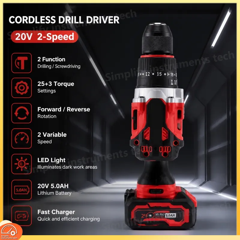 Hammer Drill Concrete 13Mm - สว่านกระแทกไร้สาย 18V แบบไร้แปรงถ่าน ขนาด 13 มม.