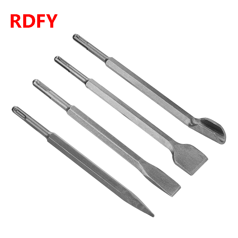 Rotary Hammer Chisel Bit Flat - SDS PLUS Rotary Hammer Bits ไฟฟ้าค้อนสิ่ว