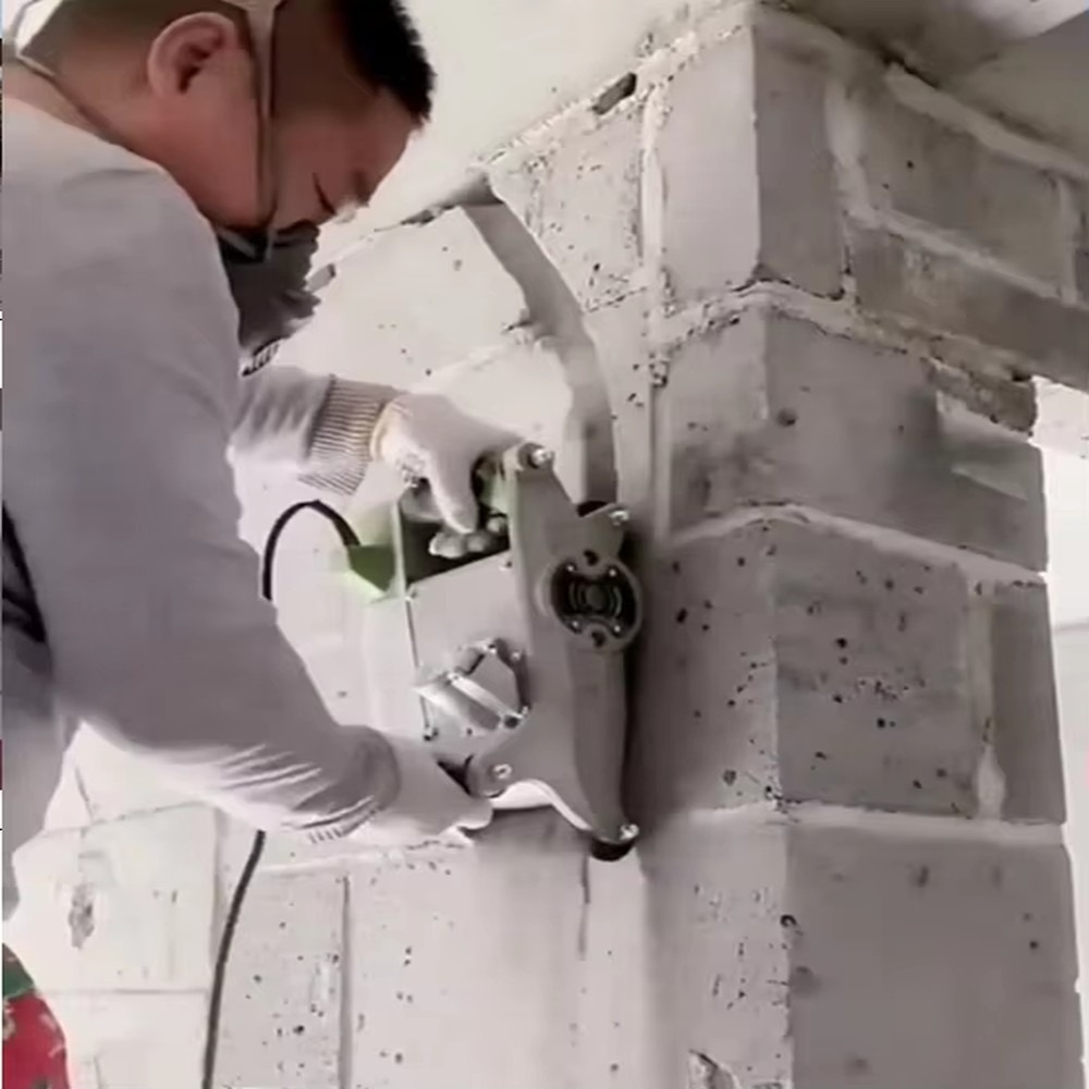 เครื่องเซาะร่องไฟฟ้า 1200W สำห - Wall Chaser Machine Concrete บทวิจารณ์และราคา