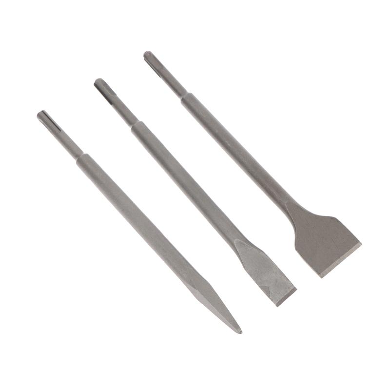 ชุดสิ่ว SDS-Plus 3 ชิ้น สำหรับ - Rotary Hammer Chisel Bit Flat บทวิจารณ์และราคา