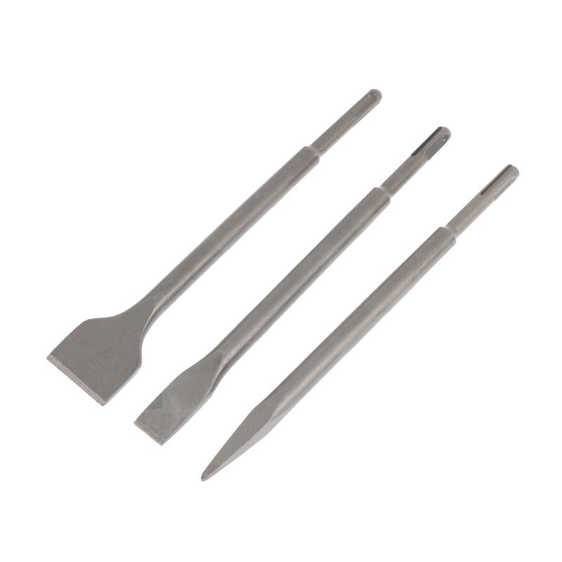 ชุดสิ่ว SDS-Plus 3 ชิ้น สำหรับ - Rotary Hammer Chisel Bit Flat บทวิจารณ์และราคา