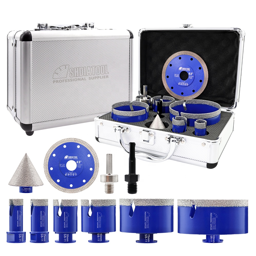 ชุดดอกสว่านเจาะกระเบื้องหินแกร - Core Drill Bit Diamond 100Mm บทวิจารณ์และราคา
