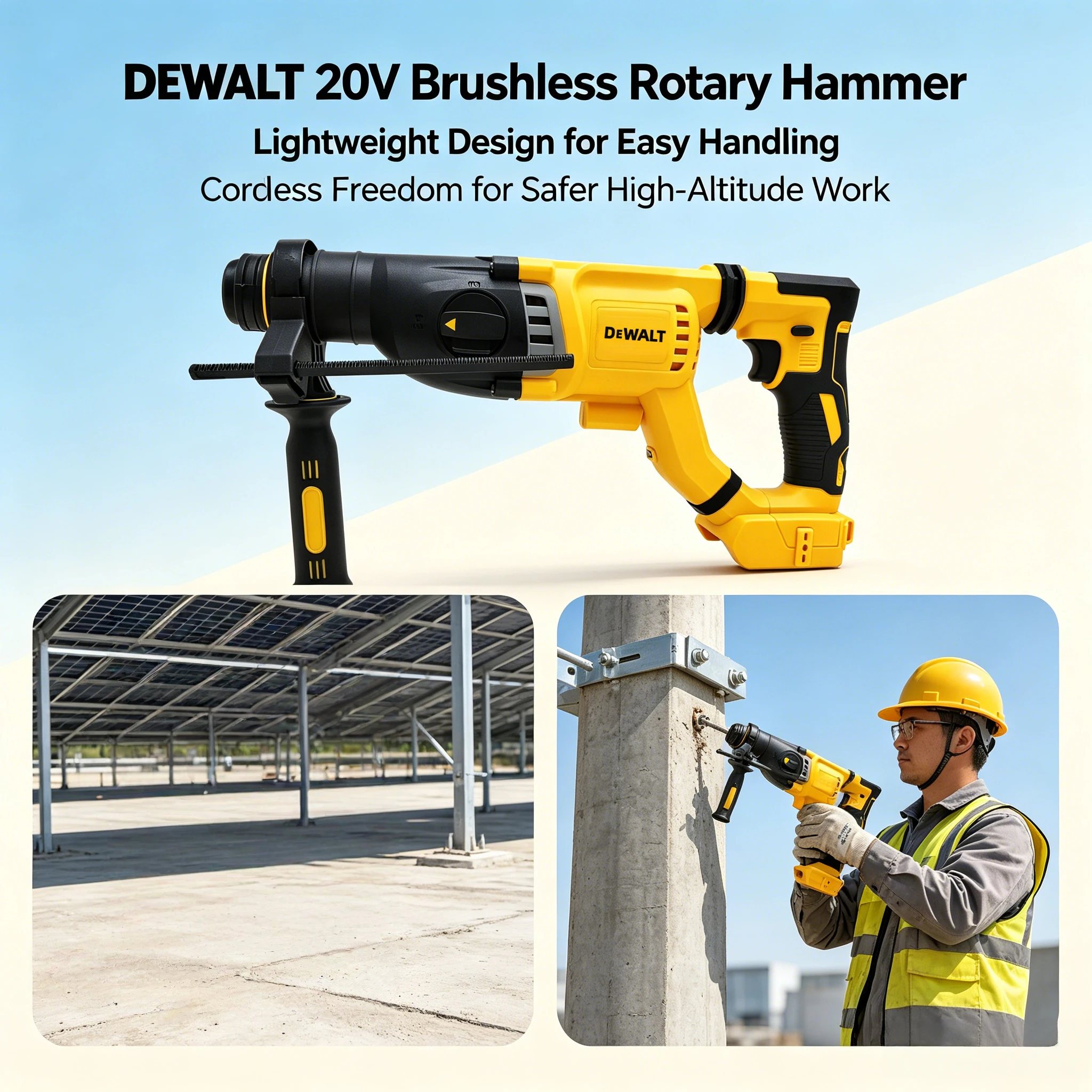 DEWALT DCH263 สว่านโรตารี่ไร้ส - Cordless Rotary Hammer 20V Brushless บทวิจารณ์และราคา