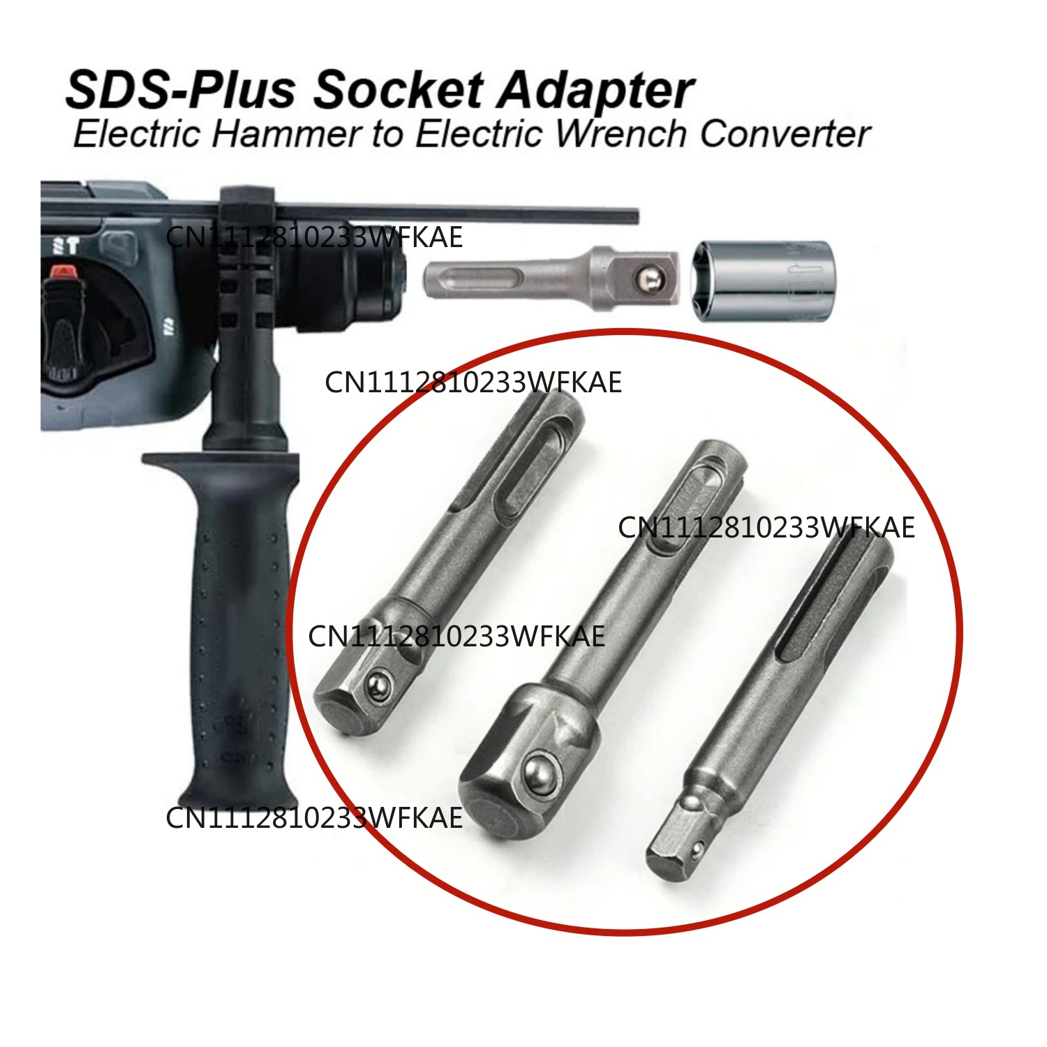 ชุดหัวต่อซ็อกเก็ต 5 ชิ้น ใช้งา - Sds Plus Chuck Adapter บทวิจารณ์และราคา