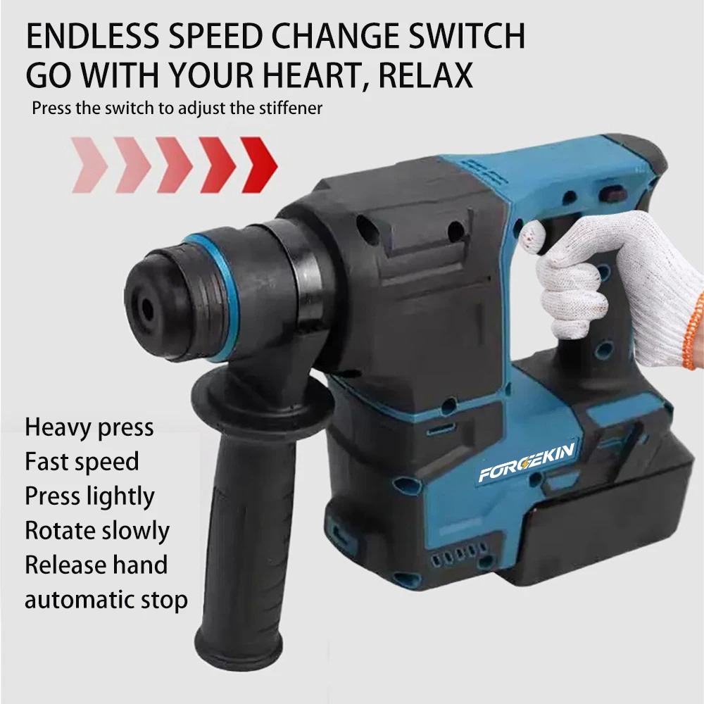 สว่านโรตารี่ไร้สาย FORGEKIN 25 - Cordless Rotary Hammer 20V Brushless บทวิจารณ์และราคา