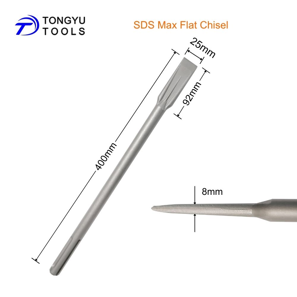 ดอกสกัด SDS Max แบบแบน ขนาด 25 - Rotary Hammer Chisel Bit Flat บทวิจารณ์และราคา