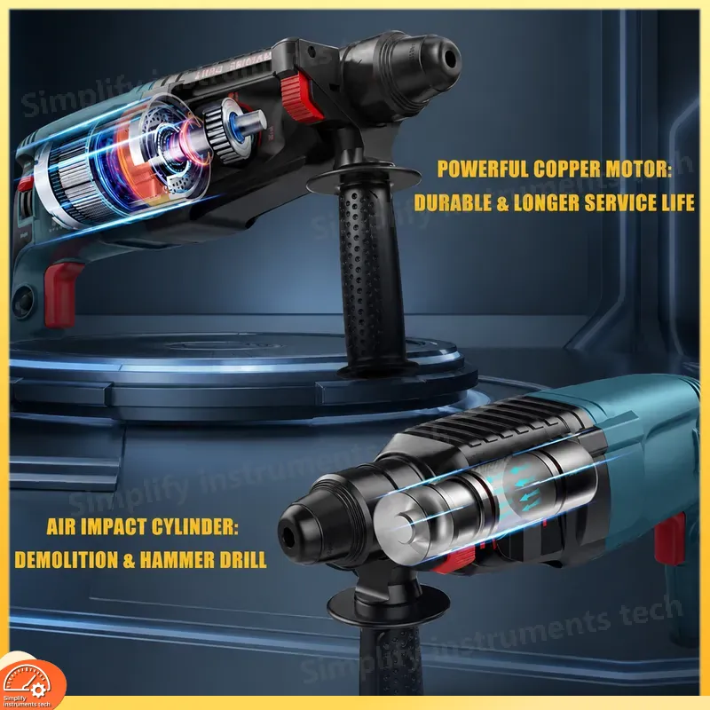 สว่านโรตารี่ 800W SDS Plus 3 โ - Rotary Hammer Drill Sds Plus 800W บทวิจารณ์และราคา
