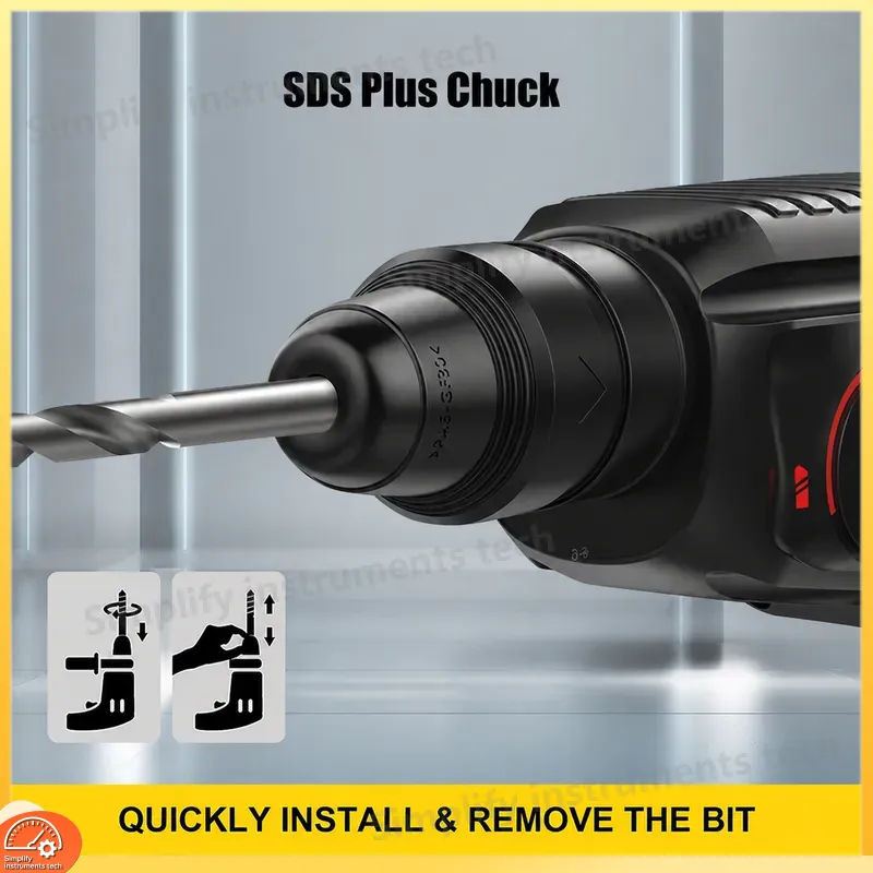 สว่านโรตารี่ 800W SDS Plus 3 โ - Rotary Hammer Drill Sds Plus 800W บทวิจารณ์และราคา