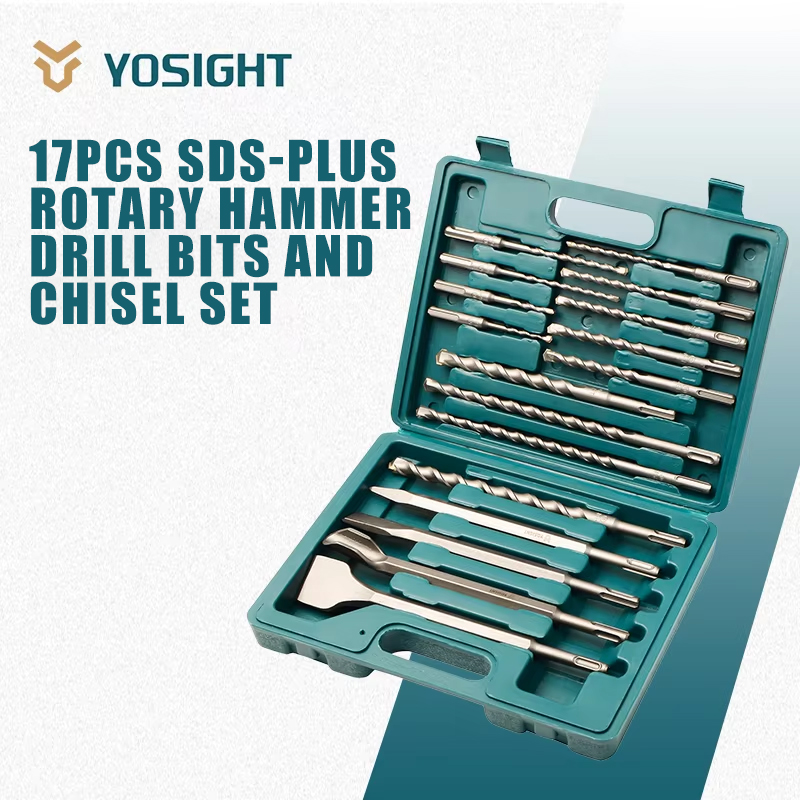 ชุดดอกสว่านโรตารี่แฮมเมอร์ SDS - Sds Plus Drill Bit Set 17Pcs บทวิจารณ์และราคา