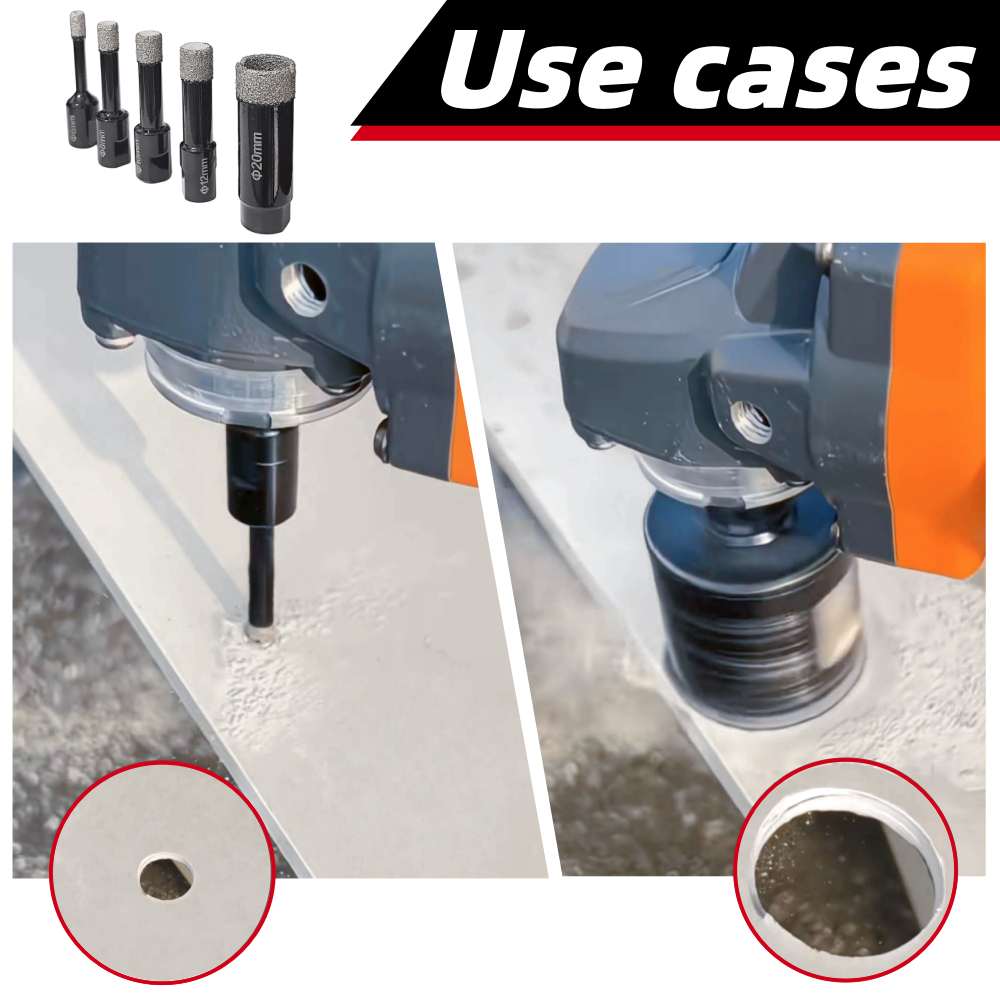 ดอกสว่านเจาะกระเบื้องแบบแห้ง ข - Core Drill Bit Diamond 100Mm บทวิจารณ์และราคา