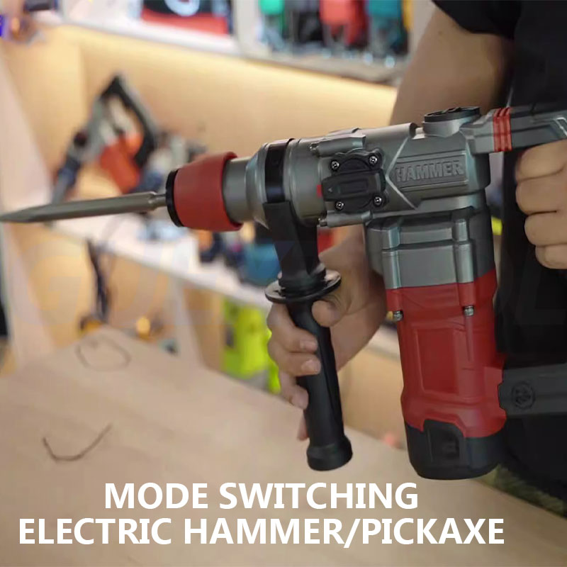 220V ไฟฟ้าค้อนรื้อถอนมัลติฟังก - Rotary Hammer Drill 26Mm บทวิจารณ์และราคา