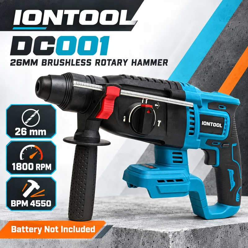 สว่านโรตารี่ไร้สาย IONTOOL สำห - Rotary Hammer Drill 26Mm บทวิจารณ์และราคา