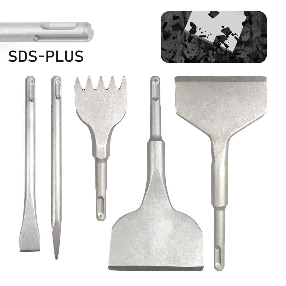 ดอกสกัดหัวแบนแบบ SDS Plus สำหร - Rotary Hammer Chisel Bit Flat บทวิจารณ์และราคา