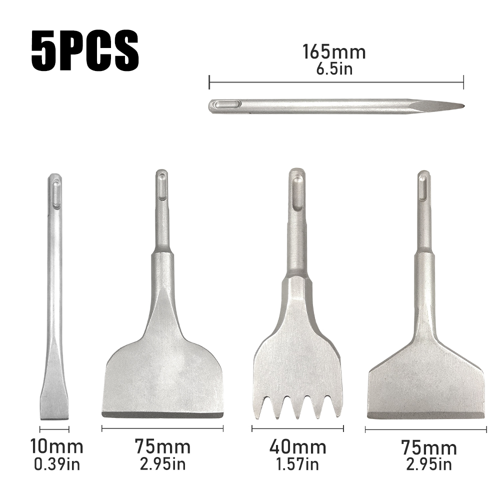 ดอกสกัดหัวแบนแบบ SDS Plus สำหร - Rotary Hammer Chisel Bit Flat บทวิจารณ์และราคา