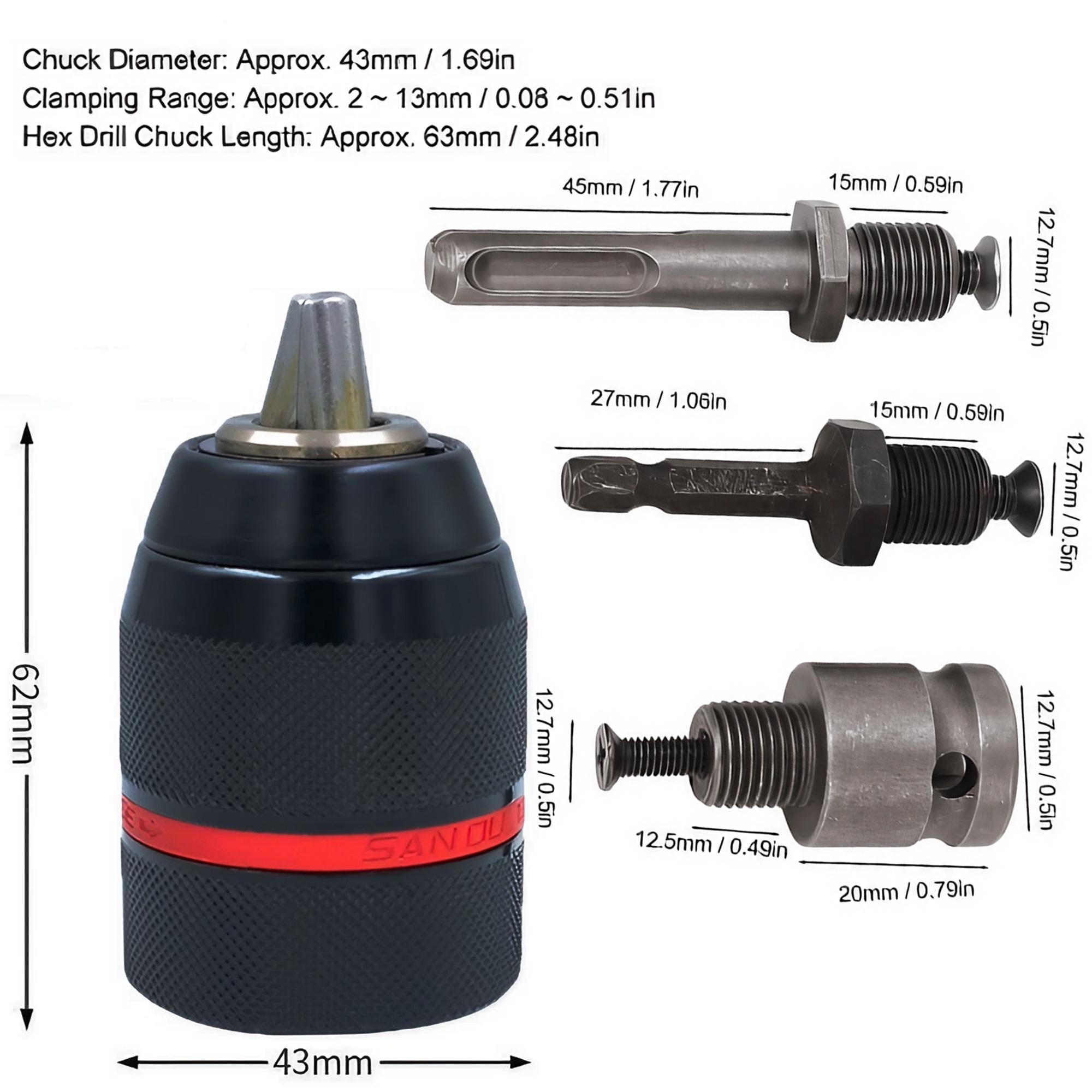 หัวจับดอกสว่านแบบไม่ใช้กุญแจ อ - Sds Plus Chuck Adapter บทวิจารณ์และราคา