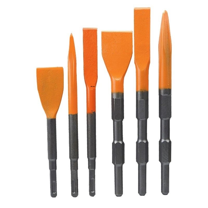 ชุดดอกสิ่วเหล็กสปริงสำหรับสว่า - Rotary Hammer Chisel Bit Flat บทวิจารณ์และราคา
