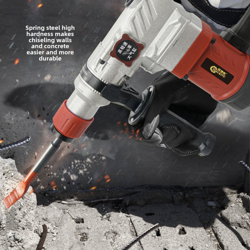 ชุดดอกสิ่วเหล็กสปริงสำหรับสว่า - Rotary Hammer Chisel Bit Flat บทวิจารณ์และราคา