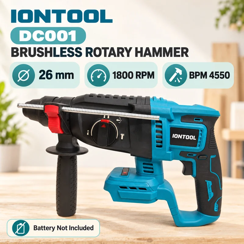 เครื่องเจาะกระแทกไร้สาย IONTOO - Rotary Hammer Drill 26Mm บทวิจารณ์และราคา