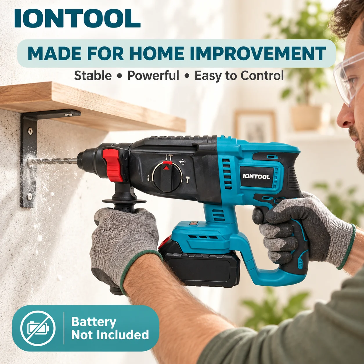 เครื่องเจาะกระแทกไร้สาย IONTOO - Rotary Hammer Drill 26Mm บทวิจารณ์และราคา