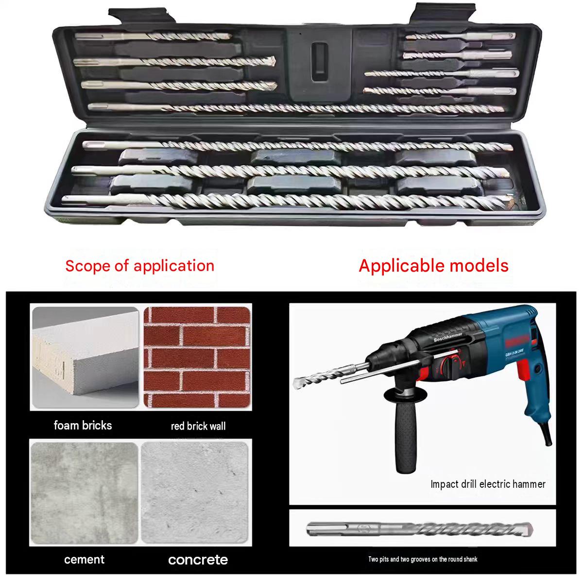 ชุดดอกสว่านโรตารี่และดอกสกัด S - Rotary Hammer Chisel Bit Flat บทวิจารณ์และราคา