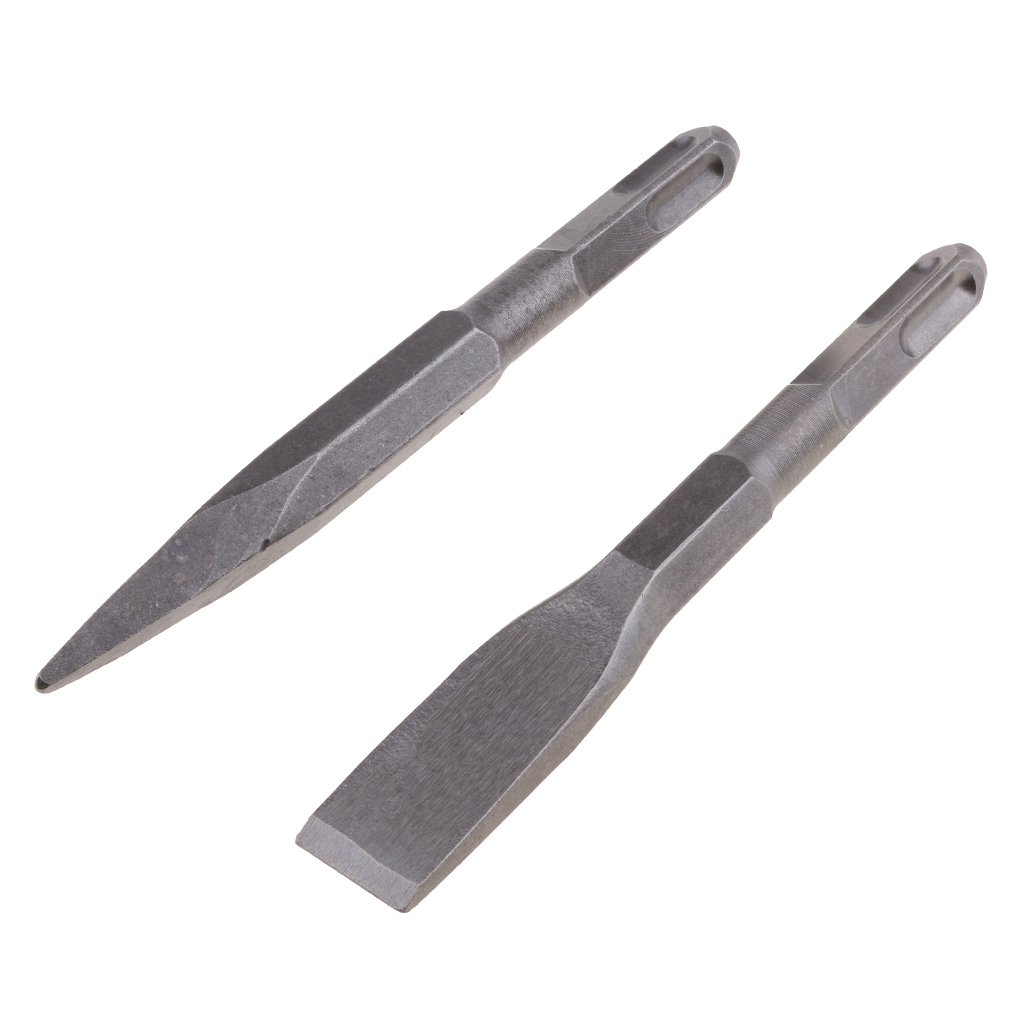 ชุดดอกสกัดและดอกเจาะแบบแบนสำหร - Rotary Hammer Chisel Bit Flat บทวิจารณ์และราคา