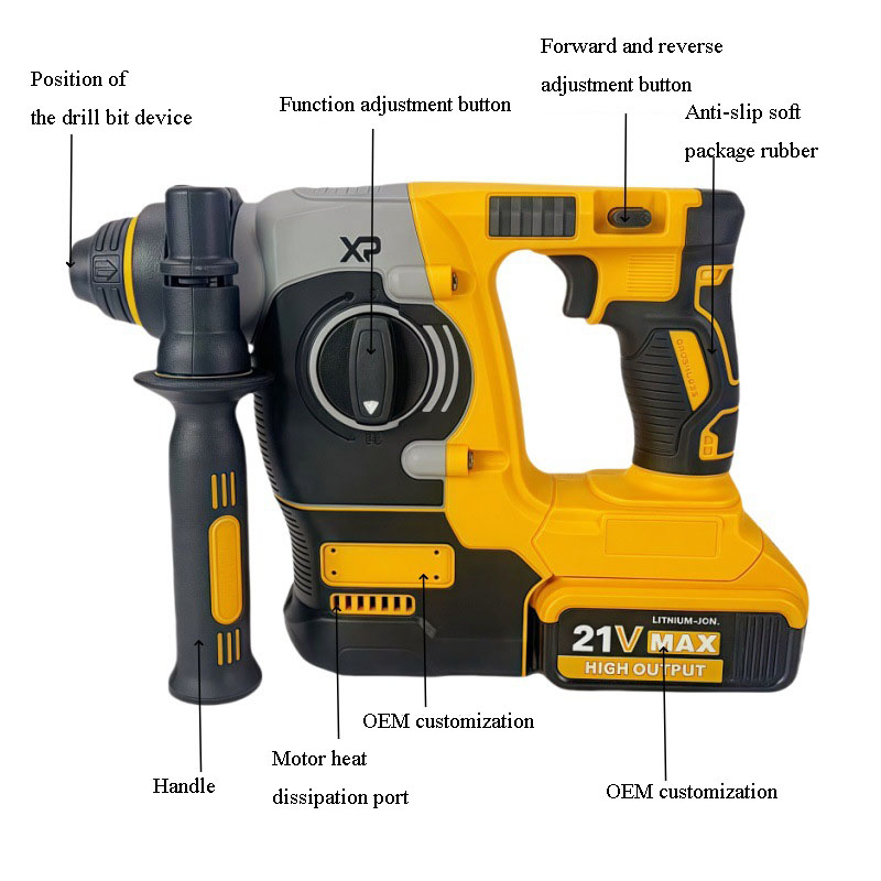 สว่านกระแทกไร้สายแบบโรตารี่ แบ - Rotary Hammer Drill 26Mm บทวิจารณ์และราคา