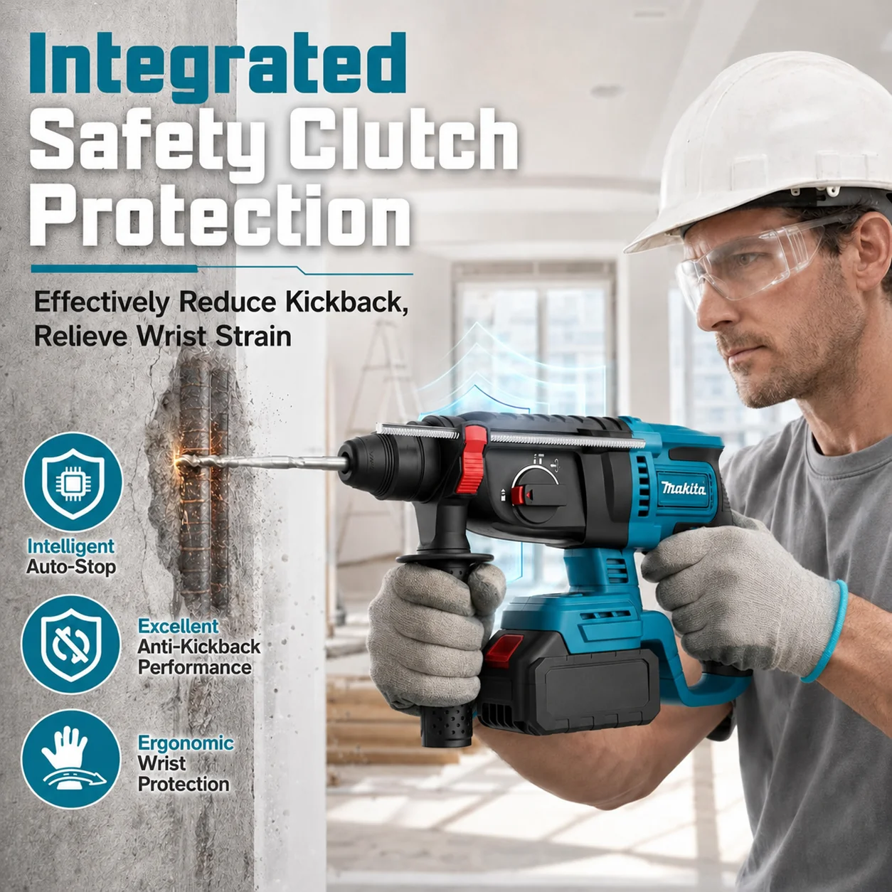 มาคิต้า DHR242 18V LXT ®   สว่ - Rotary Hammer Drill 26Mm บทวิจารณ์และราคา
