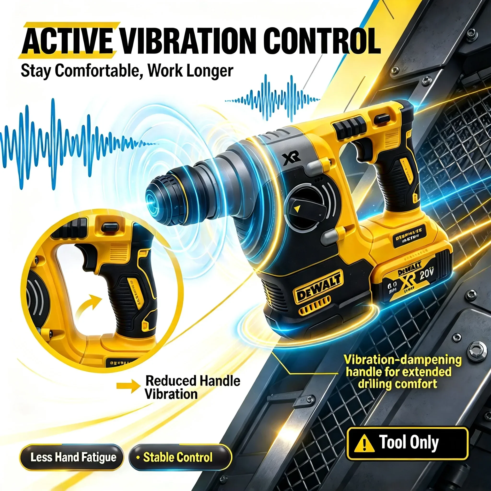 DEWALT DCH273 สว่านโรตารี่ไร้ส - Cordless Rotary Hammer 20V Brushless บทวิจารณ์และราคา