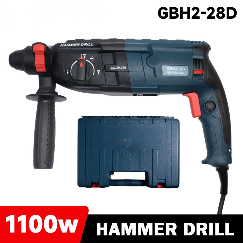 GBH2-28 บูลด็อก บอช ดีไซน์เอ็ก - Rotary Hammer Drill Sds Plus 800W บทวิจารณ์และราคา