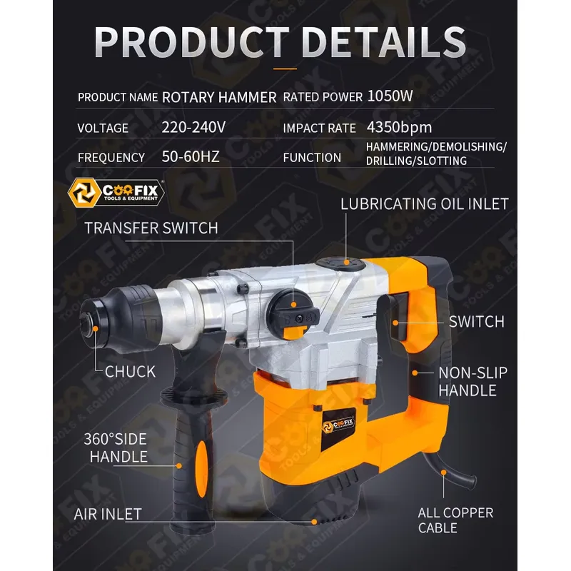 【CHIMU HOME】 สว่านโรตารี่ SDS- - Rotary Hammer Drill 26Mm บทวิจารณ์และราคา