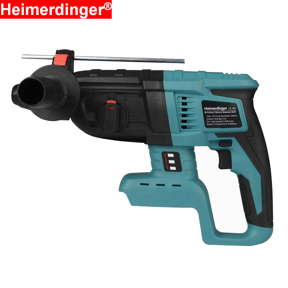 สว่านค้อนโรตารี่ไร้สายไร้แปรงถ - Rotary Hammer Drill 26Mm บทวิจารณ์และราคา