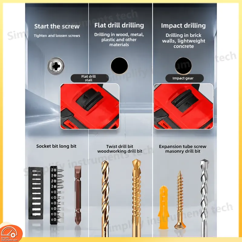 สว่านกระแทกไร้สาย 18V แบบไร้แป - Hammer Drill Concrete 13Mm บทวิจารณ์และราคา