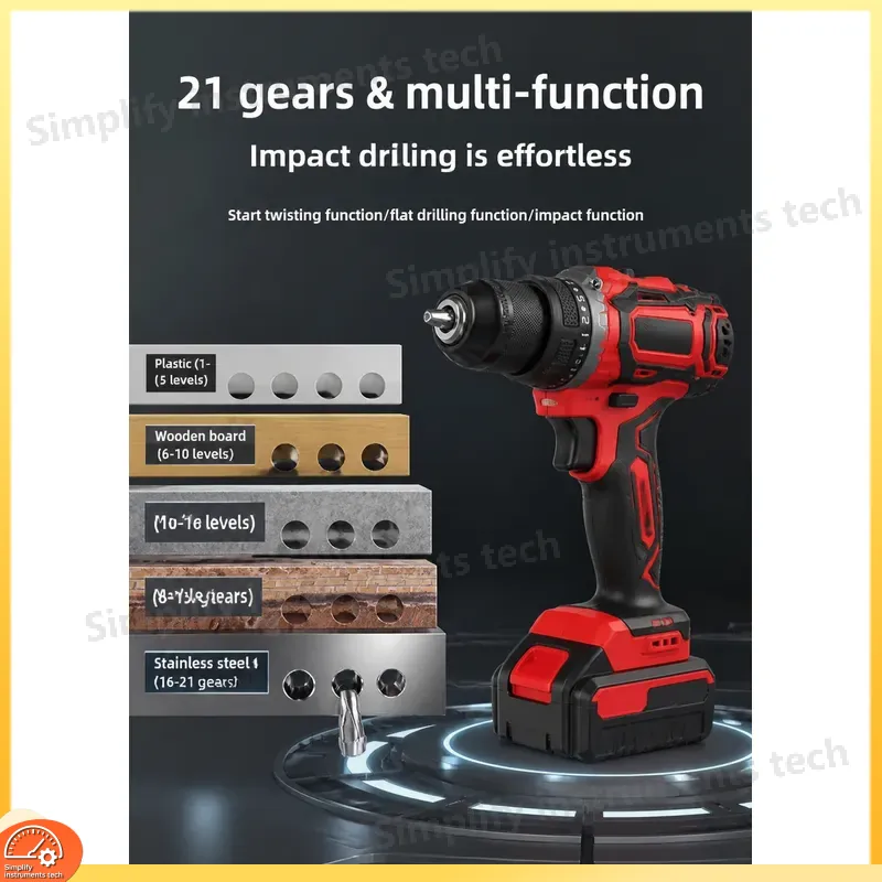 สว่านกระแทกไร้สาย 18V แบบไร้แป - Hammer Drill Concrete 13Mm บทวิจารณ์และราคา